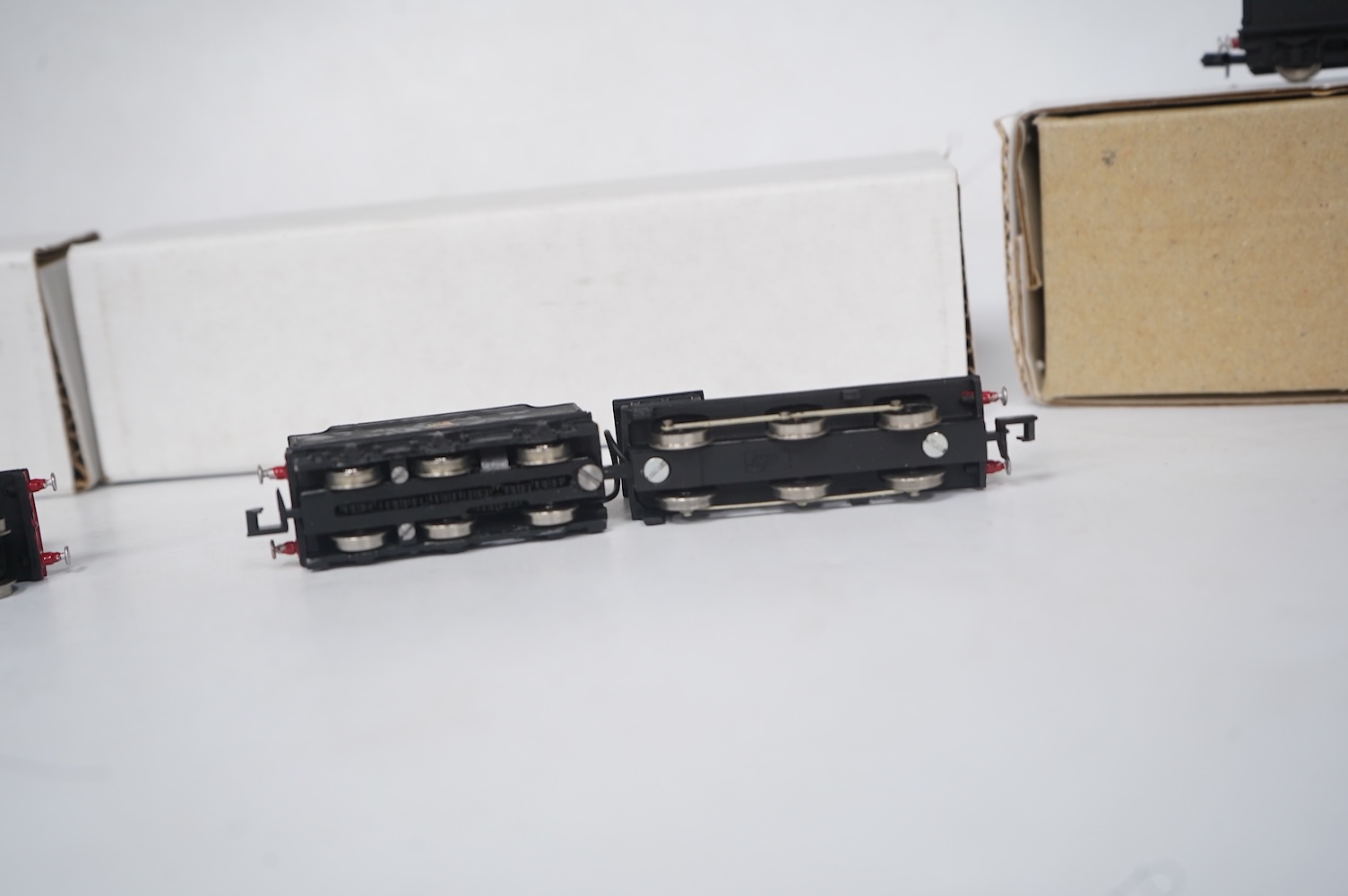 Three boxed Union Mills Models N gauge railway BR locomotives; a Class J38, 65929, a Class J25, 65685, and a Class B12/3, 61546. Condition - good.